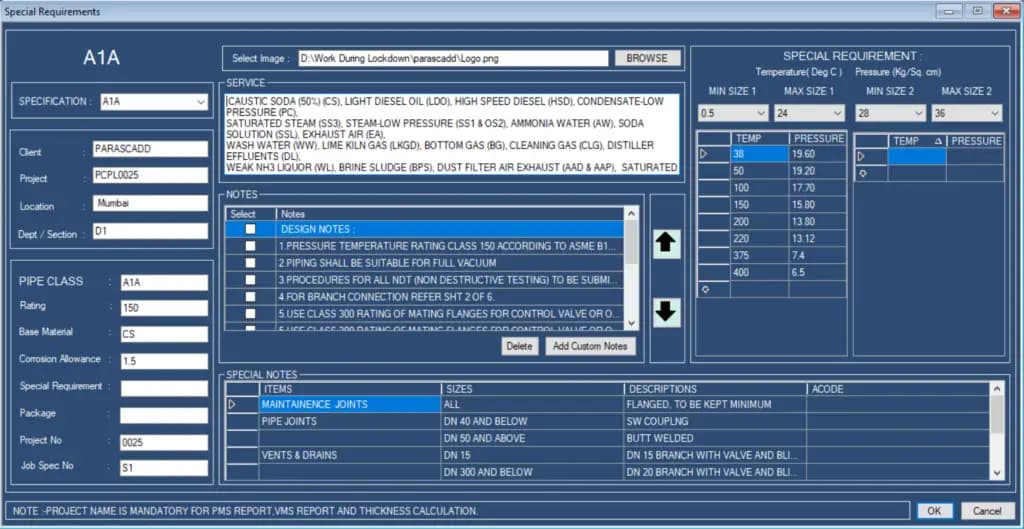AUTOSPEC Reports