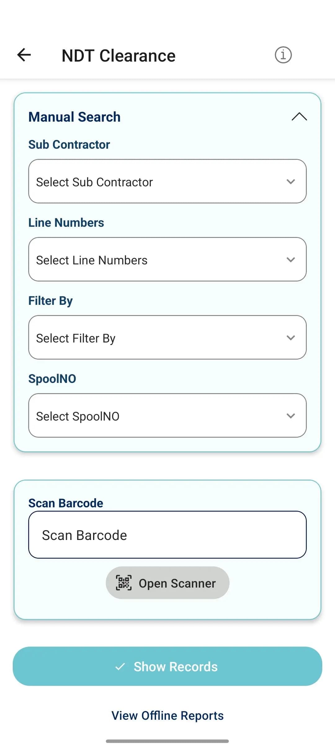 NDT Clearance